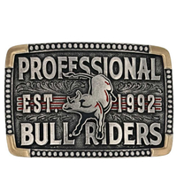 PBR 1992 Bull Riders Attitude Buckle