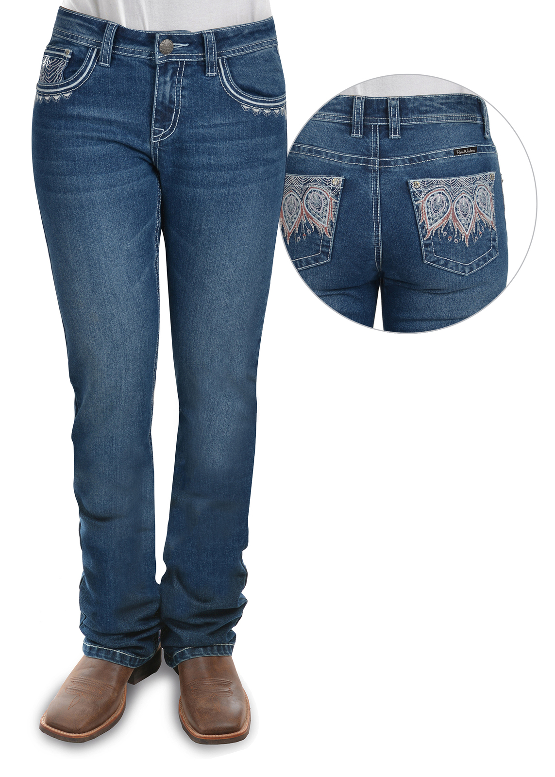 Womens Katelyn Relaxed Rider Jeans