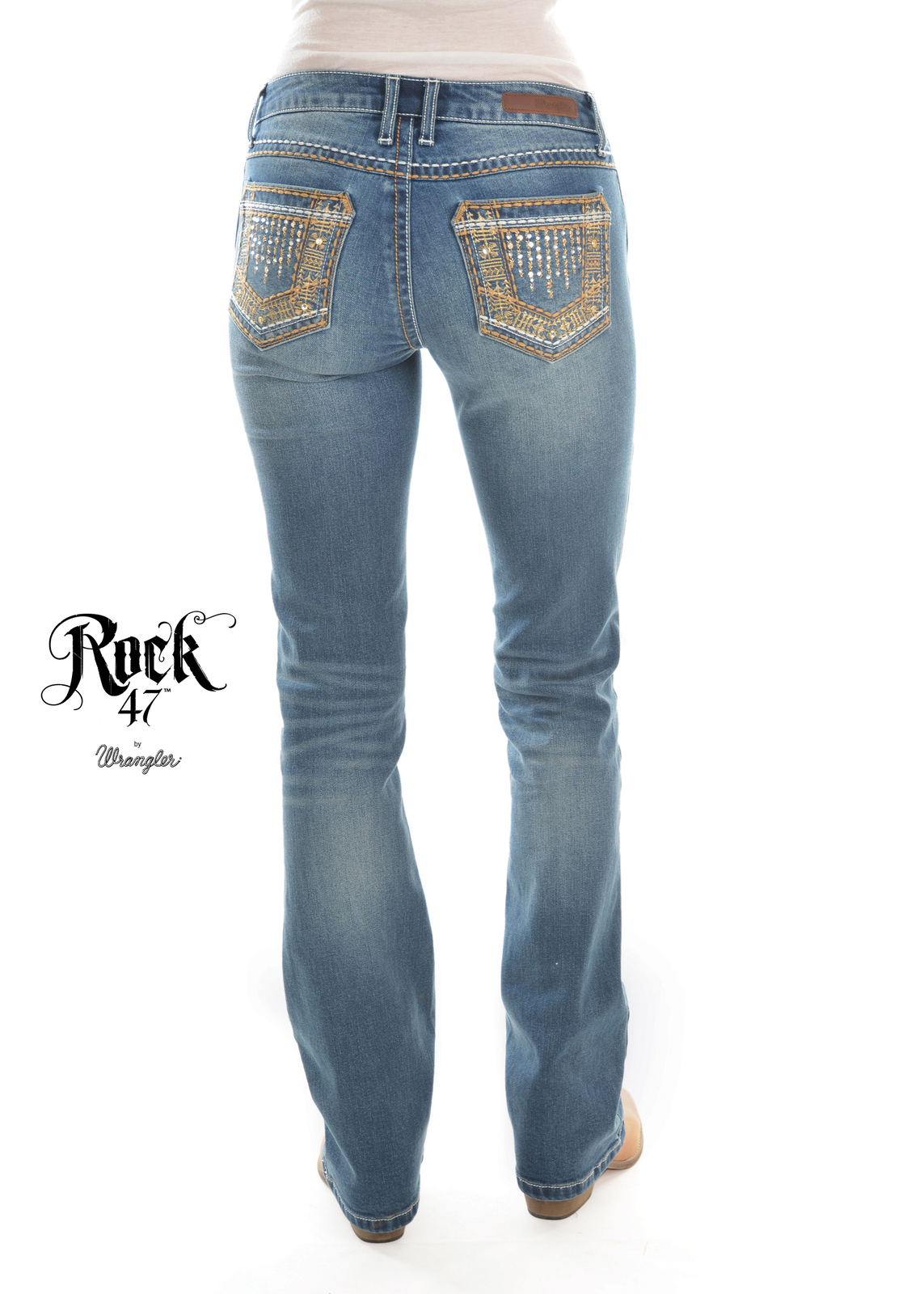 Womens Rock 47 Jeans, True Blue,Wrangler | eBay
