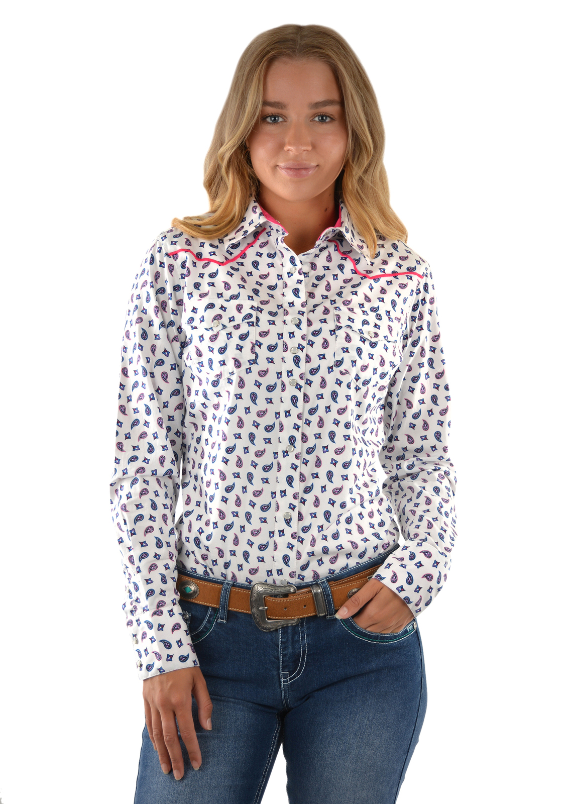 Womens Harper Print Shirt [Size: 20]
