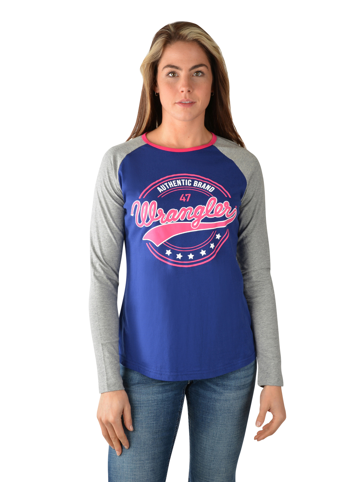 women's raglan baseball tee