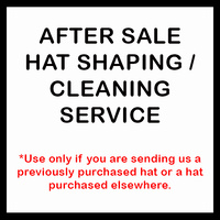 After Sale Felt Hat Shaping / Cleaning Service