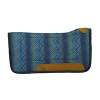 32&quot; x 32&quot; Tacky Tack Contoured Saddle Pad H25, Blue