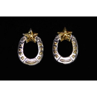 Earrings Horseshoe and Star