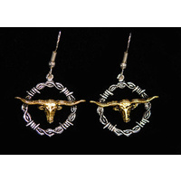Earrings Longhorn / Rope