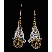 Earrings Drop Antique Star