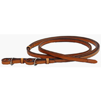 Double &amp; Stitch Buckle Reins 5/8&quot;