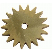 18 Point Brass Spur Rowels