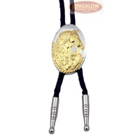 Bolo Tie Floral Horse Head