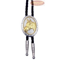 Bolo Tie Oval Horse Head