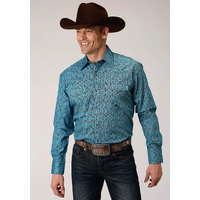 Mens Amarillo Medallion Paisley Shirt