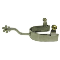 Long Shank Western Spur, Stainless Steel