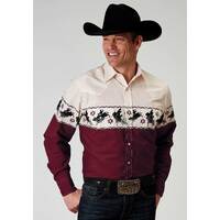 Mens Vintage Border Bullrider Shirt