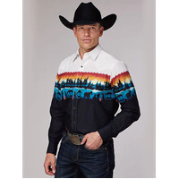 Mens Vintage Border Lakeside Shirt