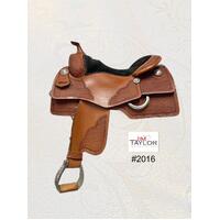 Jim Taylor / Francois Gauthier Reining Saddle, Chestnut 16 1/4"