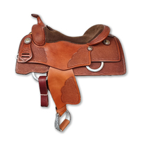 Francois Gauthier / Jim Taylor Reining Saddle, Chestnut 16 3/4"