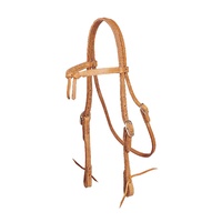 Double & Stitched Harness leather Futurity Knot Bridle