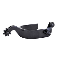 Black Satin Cutting Spurs