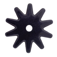 10 point 1.5&quot; Black Spur Rowels