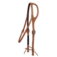 One Ear Herman Oak Leather Bridle w/Throatlatch