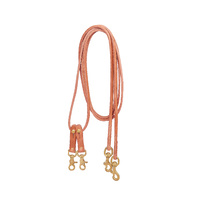 Leather Draw Reins, Chestnut