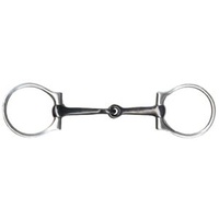 Black Steel Mouth Stainless Steel Snaffle COB