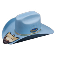 Adult Cheyenne Light Blue Hat