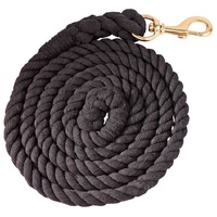 Cotton Rope Lead, Black
