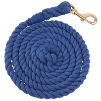 Cotton Rope Lead, Blue