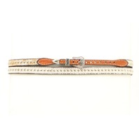 3/8 Calf Hair Hatband, Cognac