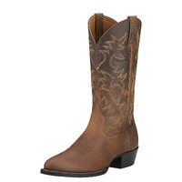 Mens Heritage Western R-Toe, Brown