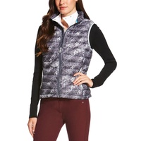 Ariat Wms Ideal Down Vest, Fur Print