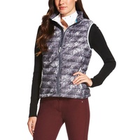 Womens Ideal Down Vest, Fur Print
