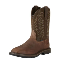Mens Groundbreaker Wide Square Toe Steel Toe Boots