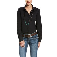 Womens Kirby Stretch Shirt, Black