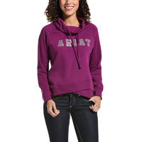 Womens REAL Sequin Sweatshirt, Violet