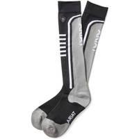 AriatTEK Slimline Performance Socks, Black/Sleet