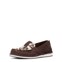 Womens Cruiser, Choc Chip Suede, Spotted Hair