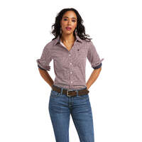 Womens Kirby Stretch Shirt, Modern Mosaic