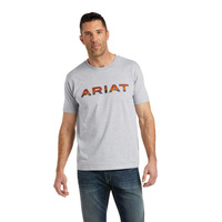 Mens Dusk Fill Tee, Athletic Heather