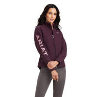 Womens New Team Softshell Jacket, Mulberry