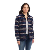 Womens REAL Shirt Jacket, Mountain Peak