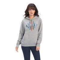 Womens REAL Beartooth Hoodie, Grey
