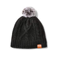 Entwine Beanie, Black Heather