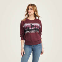 Womens Desert Ride Crew Sweatshirt