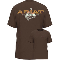 Boys Bronc Buster Tee, Brown Heather