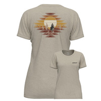 Womens Durango Desert Tee, Oatmeal Heather