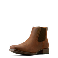 Mens Booker Ultra Square Toe, Rough Tan