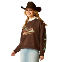 Womens Riata Sweatshirt, Mole