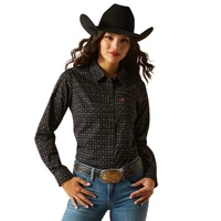 Womens Kirby Stretch Shirt, Gia Geo Print